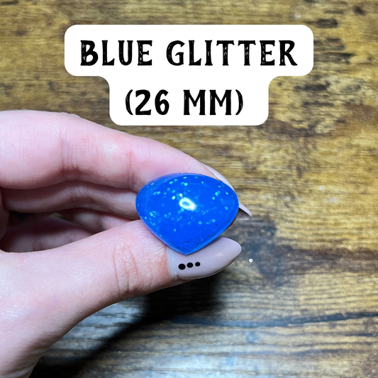 Blue Glitter Safety Nose (26 MM)