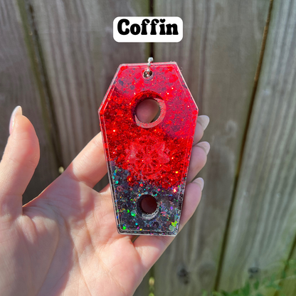 Red/Black Glitter Safety Eye Tool