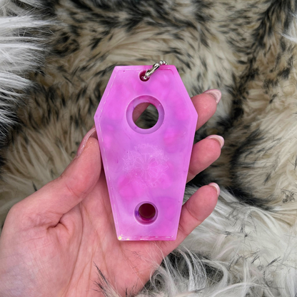 Flawed Pink Marble Safety Eye Tool