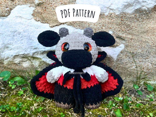 Vampire Cow Crochet Pattern