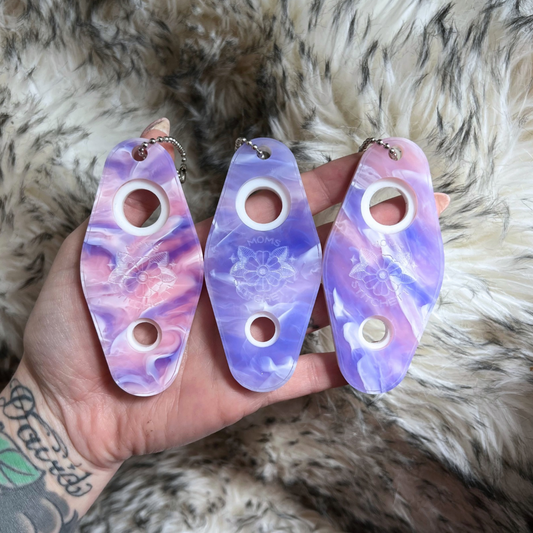 Purple/Pink Marble Safety Eye Tool