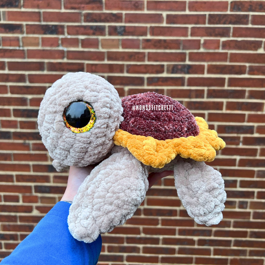 Sunflower Turtle Plushie