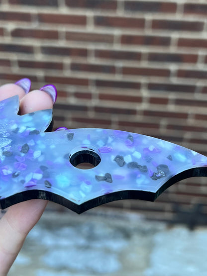 Purple/Black Bat Safety Eye Tool (Flawed)