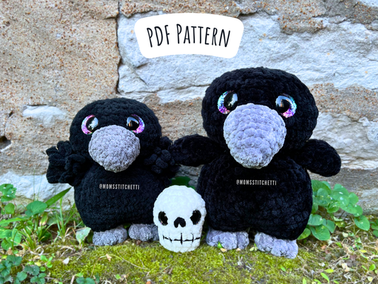 Crow Crochet Pattern