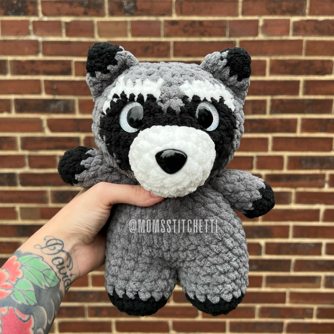 Raccoon and Red Panda Crochet Pattern