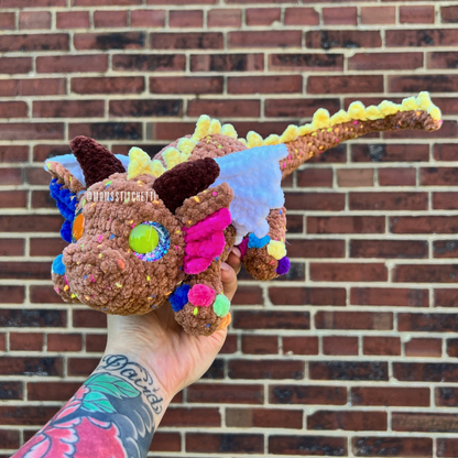 Cosmic Brownie Dragon Plushie