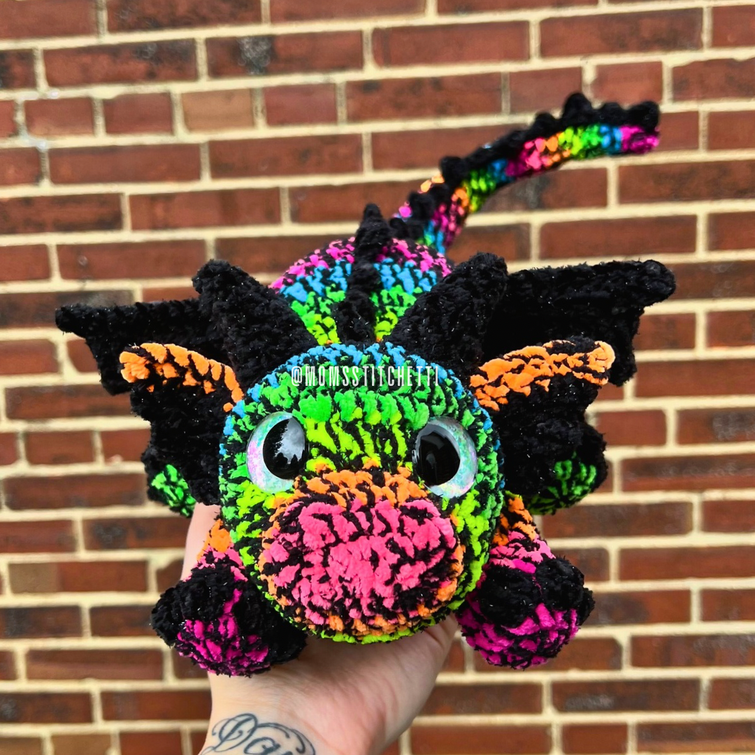 Rainbow Dragon Plushie