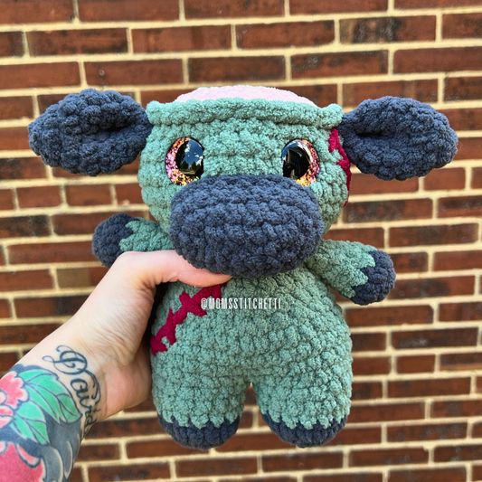 Zombie Cow Plushie