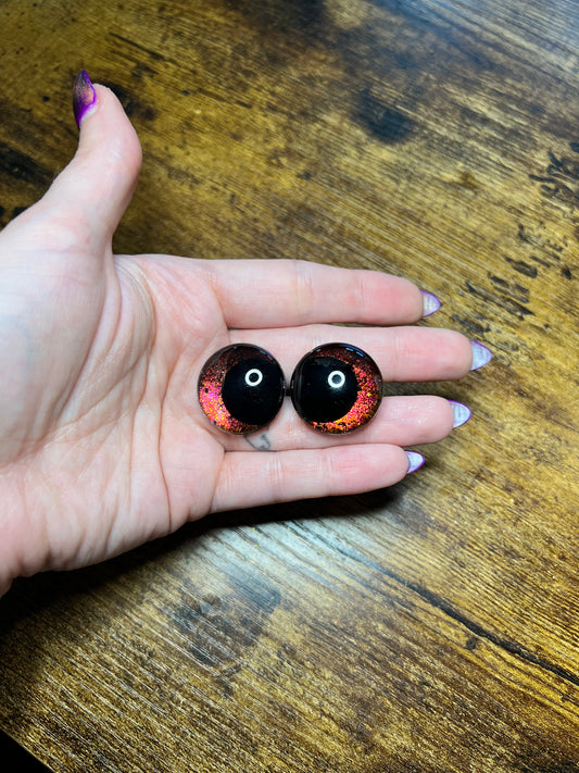 25 mm Kawaii Magma Safety Eyes (Imperfect)