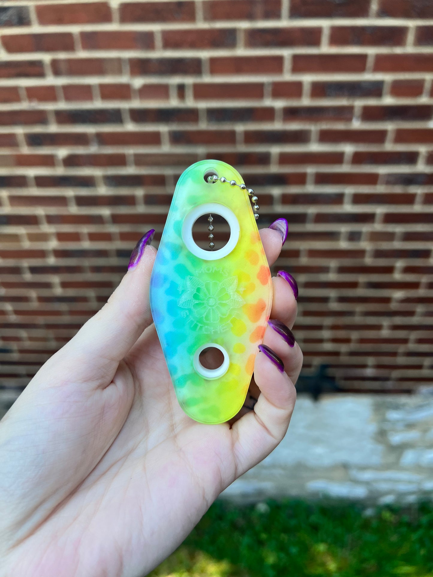 Imperfect Neon Cheetah Safety Eye Tool