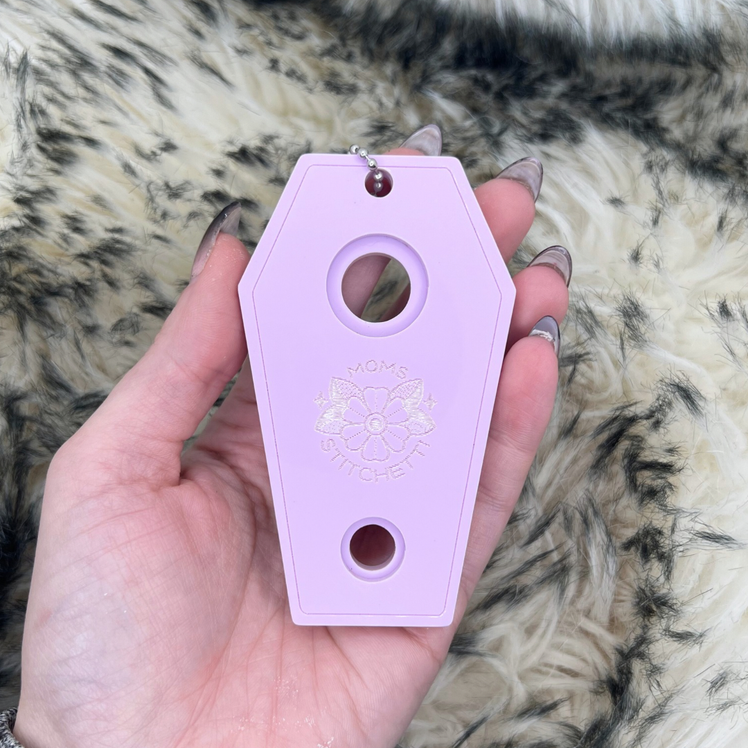 Pastel Purple Coffin Safety Eye Tool