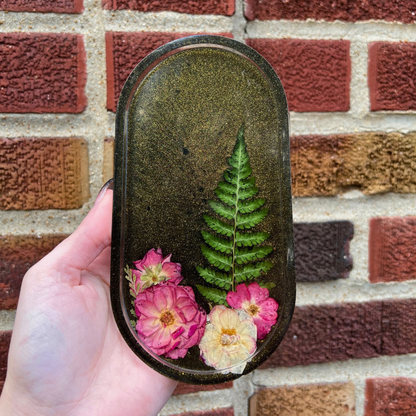 Floral Trinket Tray