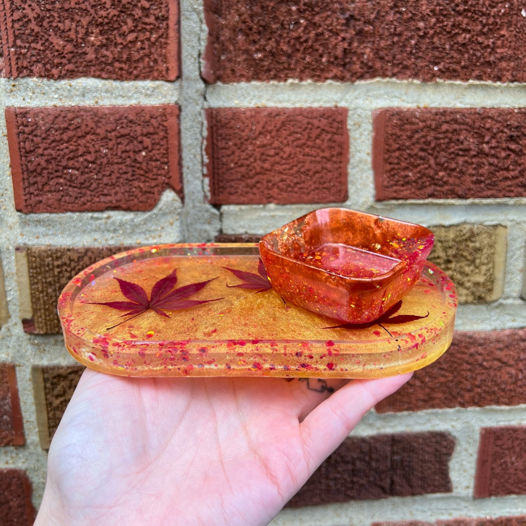 Japanese Maple Trinket Tray