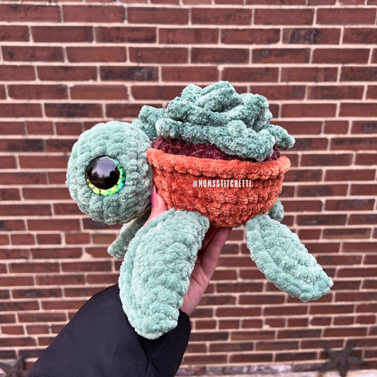 Succulent Turtle Plushie