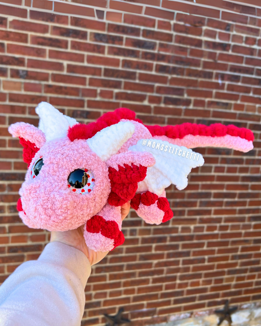 Valentine Dragon Plushie