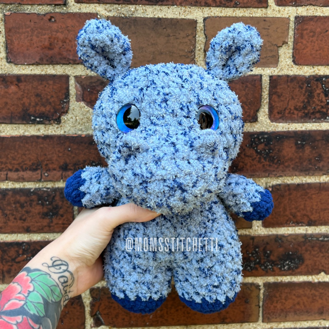 Hippo Crochet Pattern