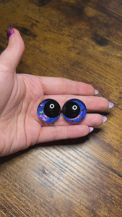 25 mm Purple Bats Kawaii Safety Eyes (Reject Color)