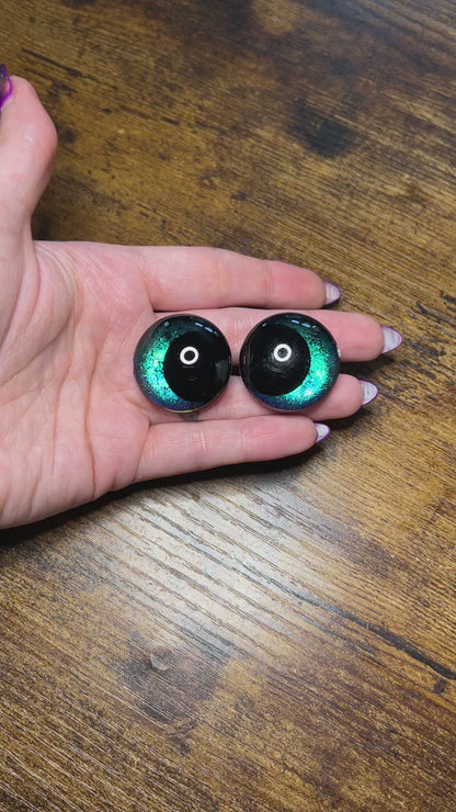 30 mm Kawaii Northern Lights Safety Eyes (Imperfect)