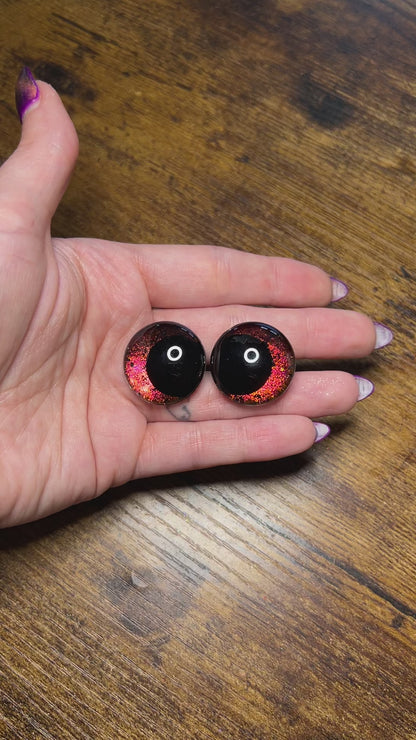 25 mm Kawaii Magma Safety Eyes (Imperfect)