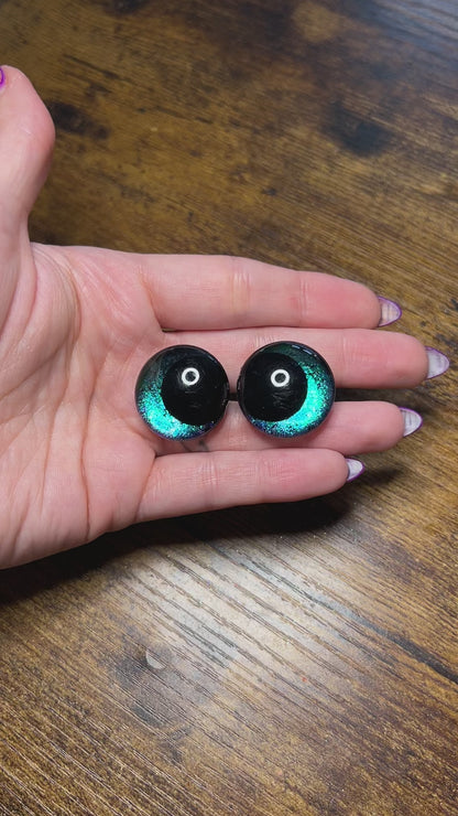 25 mm Kawaii Northern Lights Safety Eyes (Imperfect)